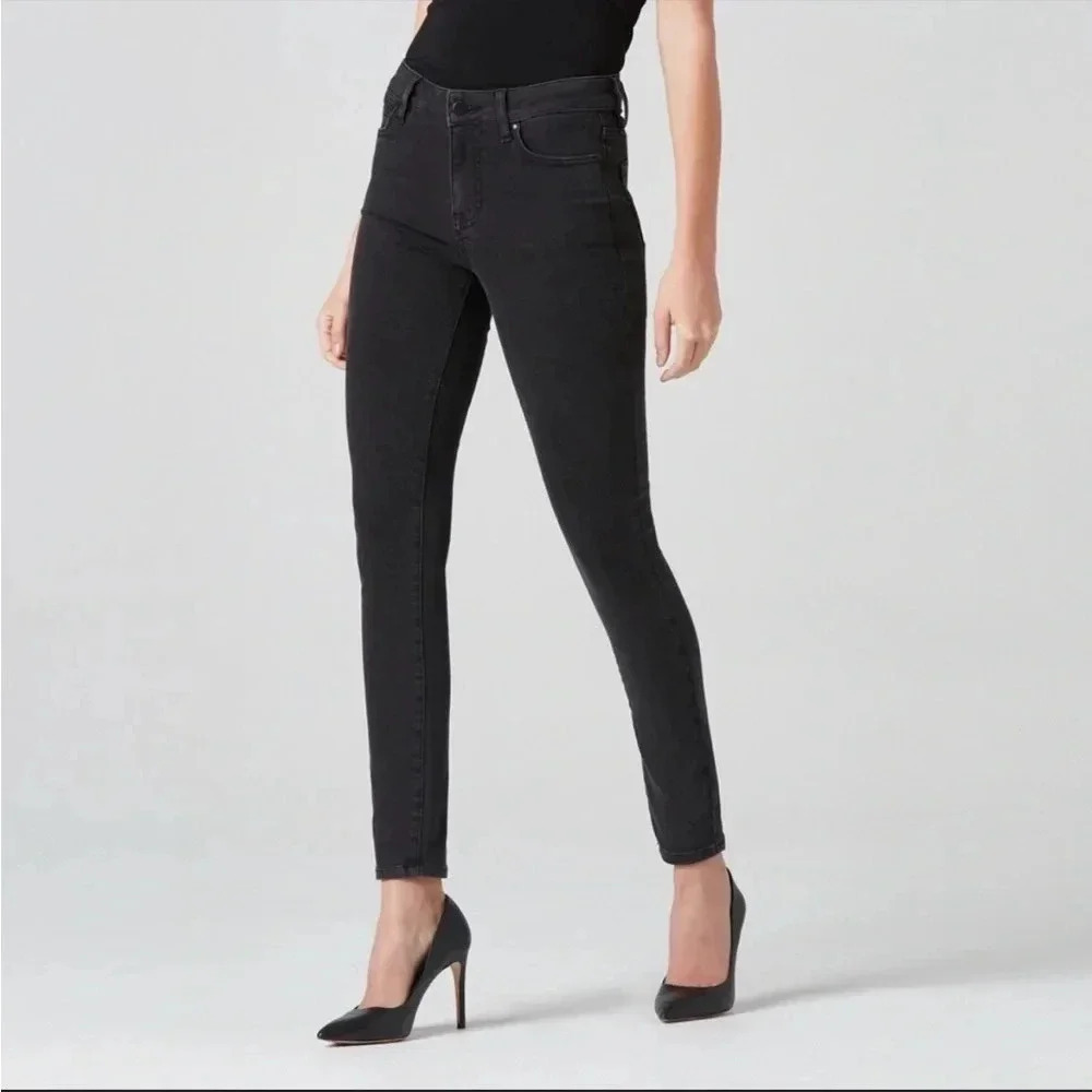 DSTLD High Rise Black Skinny Jeans 28x28
